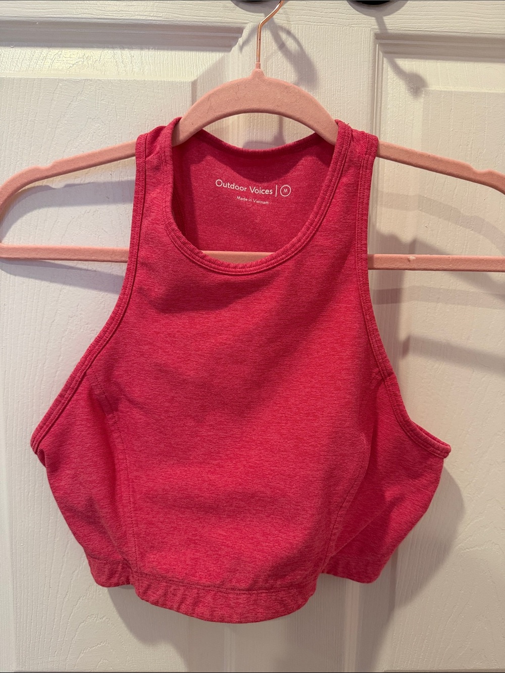 Outdoor Voices Pink Sports Bra size M